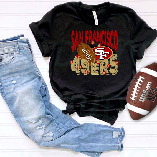 San Francisco 49ers with Football