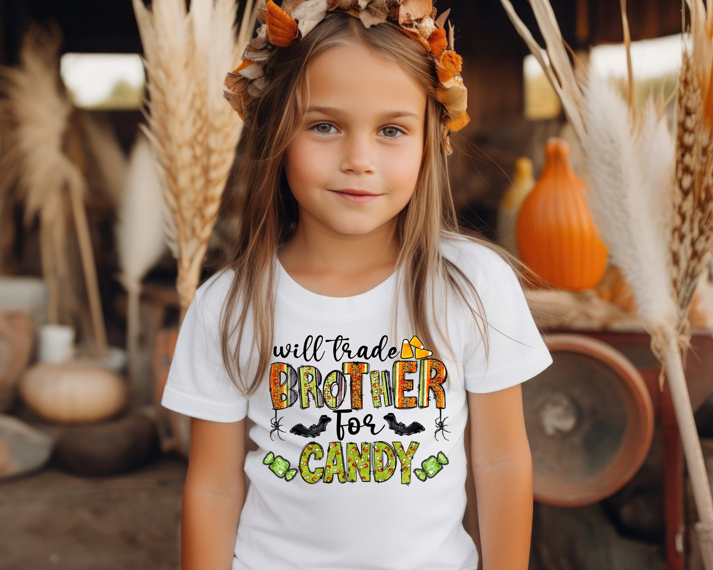 Will Trade Brother for Candy Completed Shirt- Kid