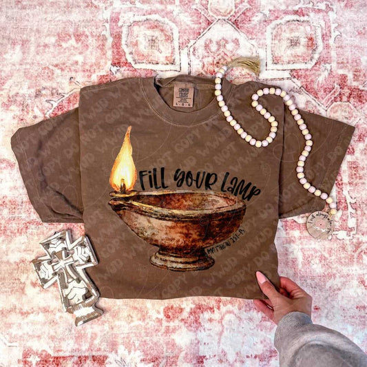 Fill Your Lamp Black Font